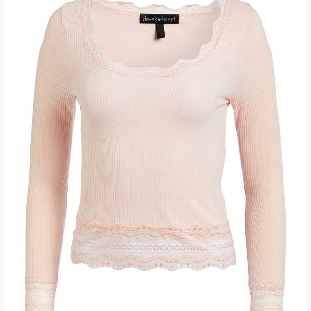 Derek heart - Pink Lace Top